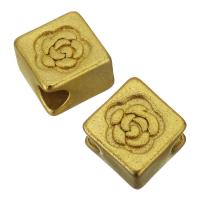 Старинный латунный бусы, Латунь, плакирован золотом, ювелирные изделия моды отверстие:Приблизительно 4mm, продается PC