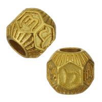 Brass Jewelry Beads, gold color plated, fashion jewelry Approx 3.5mm 