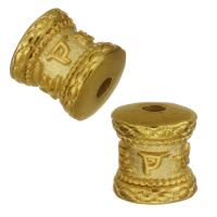 Старинный латунный бусы, Латунь, плакирован золотом, ювелирные изделия моды продается PC