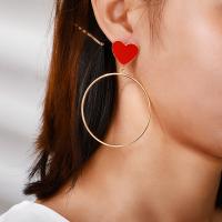 Enamel Zinc Alloy Drop Earring, with enamel, plated, fashion jewelry & for woman, nickel, lead & cadmium free 