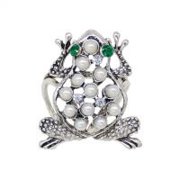 Scarf Buckle, Zinc Alloy, with Plastic Pearl, plated, fashion jewelry & for woman 