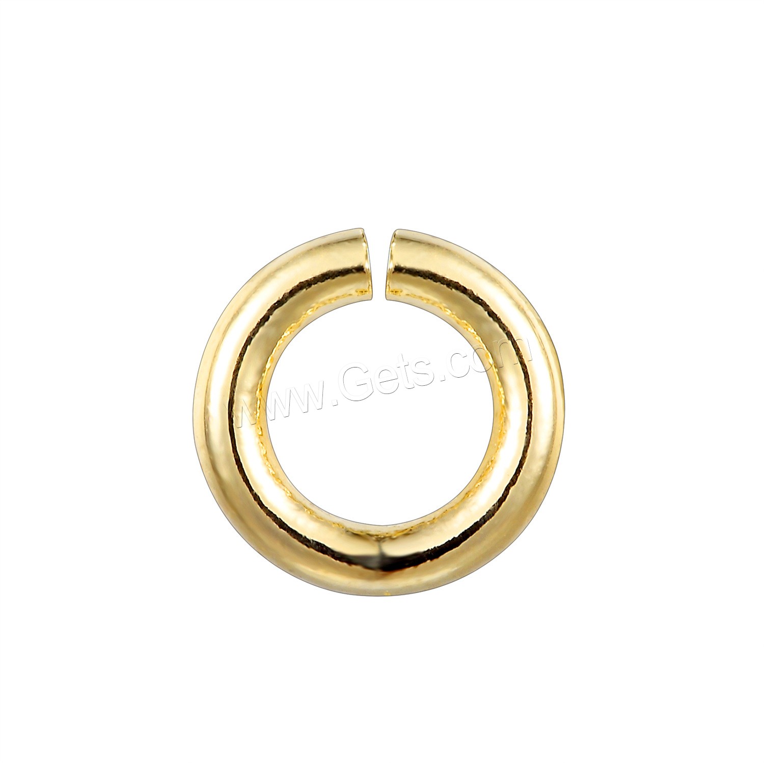 Brass Ring Jump Abierta, metal, Donut, chapado, diverso tamaño para la opción, más colores para la opción, Vendido por UD