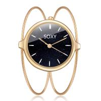 Bangle Watch, Zinc Alloy, with Glass, plated, fashion jewelry & for woman nickel, lead & cadmium free .3 Inch 