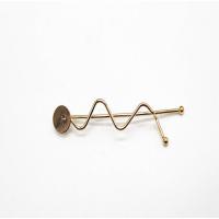 Hair Slide Finding, Zinc Alloy, plated, for woman 70mm,10mm 