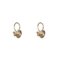 Brass Clip On Earring Finding, gold color plated, DIY, metallic color plated 