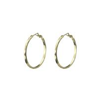Zinc Alloy Hoop Earring, plated, fashion jewelry & for woman, nickel, lead & cadmium free, 40mm 