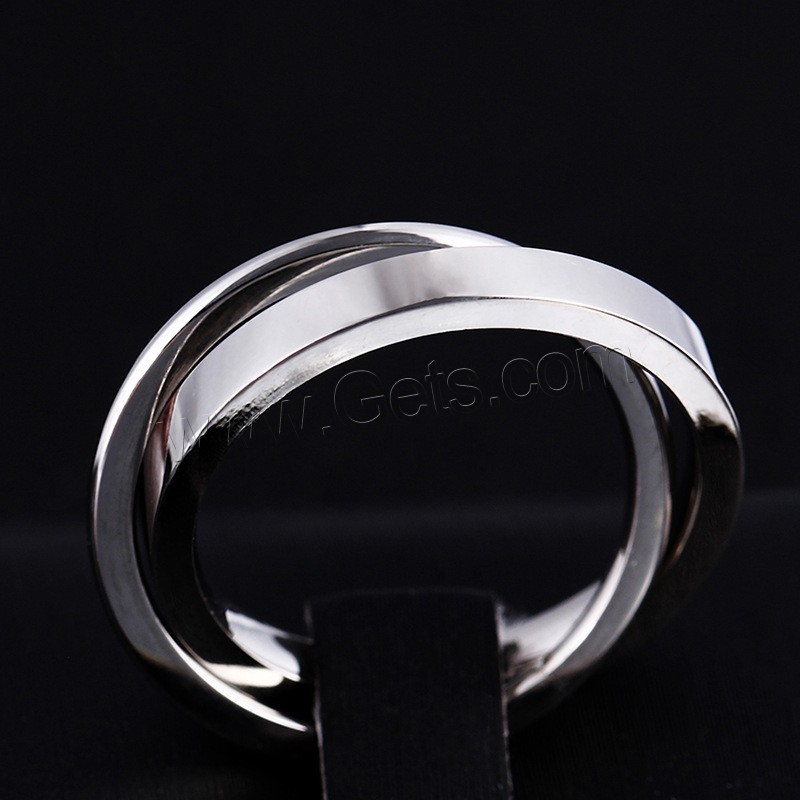 チタン鋼の指環, チタン鋼, メッキ, 異なるサイズの選択, 無色, 6mm, 売り手 パソコン