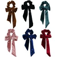 Hair Scrunchies, Velvet, with Rubber Band, fashion jewelry & for woman 