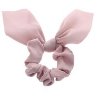 Hair Scrunchies, Silk, with Rubber Band, fashion jewelry & for woman Inner Approx 30mm 