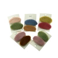 Hair Snap Clips, Rabbit Fur, with Zinc Alloy, fashion jewelry & for woman 