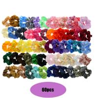 Hair Scrunchies, Satin, with Rubber Band, fashion jewelry & for woman, 100mm, Inner Approx 35mm 
