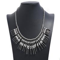 Fashion Fringe Necklace, Zinc Alloy, plated, fashion jewelry & for woman nickel, lead & cadmium free, 58mm .72 Inch 