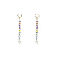 Acrylic Drop Earring, Zinc Alloy, with Acrylic, plated, fashion jewelry & for woman, nickel, lead & cadmium free 