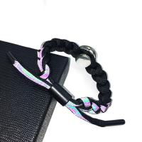 Fashion Time Gem Bracelet Bangle, Polyester Cord, with Zinc Alloy, fashion jewelry & Unisex nickel, lead & cadmium free, 15mm 