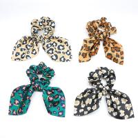 Hair Scrunchies, Cloth, fashion jewelry & elastic & for woman & leopard pattern 