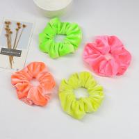 Hair Scrunchies, Velveteen, fashion jewelry & elastic & for woman 100mm 