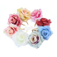 Hair Slide, Cloth, with Zinc Alloy, for woman 