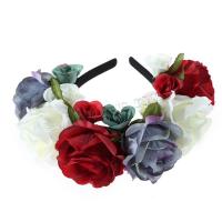 Hair Bands, Cloth, with Plastic, for woman u03a611cm*13cm 