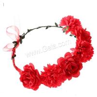Hair Bands, Cloth, with Iron, for woman u03a6185mm 
