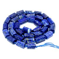 Natürlichen Lapislazuli Perlen, Zylinder, Modeschmuck, blau, 8*11mmuff0c390mm, verkauft von Strang