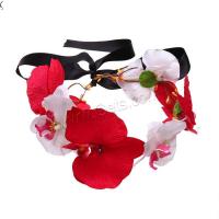 Bridal Hair Band, Cloth, with Satin Ribbon, fashion jewelry & for woman 