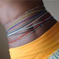 Body Chain Jewelry, Seedbead, with Elastic Thread, Round, fashion jewelry & for woman Inch 