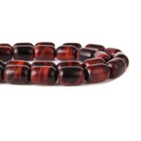 Tiger Eye Beads, Drum, polished & DIY red Approx 15.3 Inch 