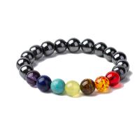 Gemstone Bracelets, Natural Stone, Unisex, multi-colored 