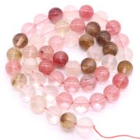 Wassermelone Perle, verschiedene Größen vorhanden, Rosa, 390mm, verkauft von Strang