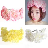 Bridal Hair Band, Cloth, with Plastic, fashion jewelry & for woman 115mm 