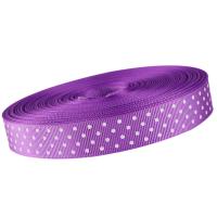 Polyester Ribbon, fashion jewelry, purple, 25mm 