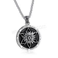 Stainless Steel Jewelry Necklace, plated, fashion jewelry & for man 45mm .6 Inch 