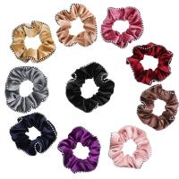 Hair Scrunchies, Coral Fleece, with Rubber Band, fashion jewelry & for woman nickel, lead & cadmium free 