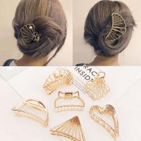 Hair Claw Clips, Zinc Alloy, plated, fashion jewelry & for woman nickel, lead & cadmium free 