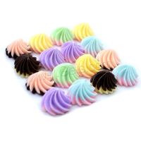 Rocailles Opaker Farben , Harz, Epoxidharzklebstoff, Mini & Niedlich & DIY, mehrere Farben vorhanden, 20x15mm, 10PCs/Tasche, verkauft von Tasche