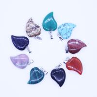 Gemstone ювелирные изделия Кулон, Природный камень, с цинковый сплав, ювелирные изделия моды & DIY 10ПК/Лот, продается Лот
