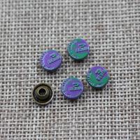 Zinc Alloy Rivet Button, plated, fashion jewelry nickel, lead & cadmium free, 8mm 