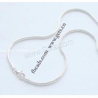 European Match Necklace, 925 Sterling Silver 