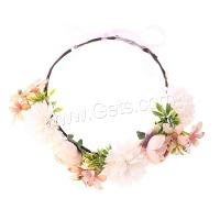 Hair Bands, Cloth, with Silk, fashion jewelry & for woman 250mm 