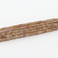 Grain Stone Beads, Square, polished, DIY, light red Approx 15.35 Inch, Approx 