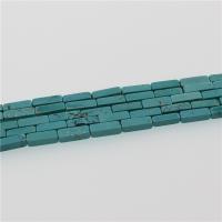 Synthetic Turquoise Beads, Rectangle, polished, DIY, turquoise blue Approx 15.35 Inch, Approx 