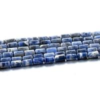 Abalorios de Sodalita, Columna, pulido, Bricolaje, azul, 4x8mm, longitud:aproximado 15 Inch, aproximado 46PCs/Sarta, Vendido por Sarta