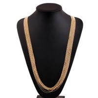 Zinc Alloy Sweater Chain Necklace, plated, fashion jewelry & for woman nickel, lead & cadmium free .4 Inch 