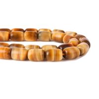 Tiger Eye Beads, Drum, DIY Approx 15.4 Inch 
