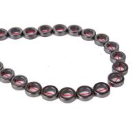 Perles hématite non-magnétique, beignet, DIY & normes différentes pour le choix, noire Environ 15.4 pouce, Vendu par brin