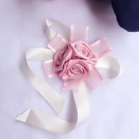Cloth Brooch, Polyester, Bouquet 70mm 