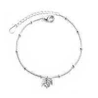Sterling Silver Bracelets, 925 Sterling Silver, with 1.37 inch extender chain, for woman, silver color Approx 5.9 Inch 