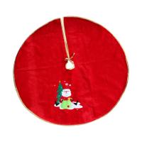 Weihnachten Zubehör, Pleuche, flache Runde, Weihnachts-Design, gemischte Farben, 78cm, verkauft von PC