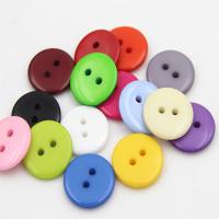 Смолы кнопки 2 отверстия, канифоль, разнообразный, Много цветов для выбора, 10mm,15mm,20mm, 180ПК/Box, продается Box