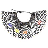Collar Necklace, Seedbead, Geometrical Pattern 